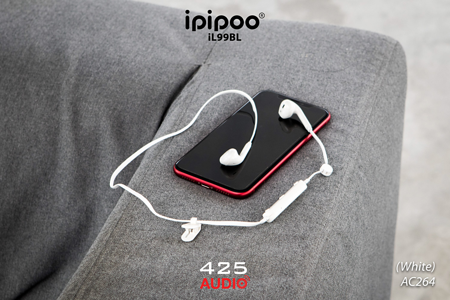 ipipoo,iL99BL,earphone,wireless earphone,bluetooth,bluetooth4.2,comfort,earbuds,smooth,longbattery,exercise,run,fitness,stereocall