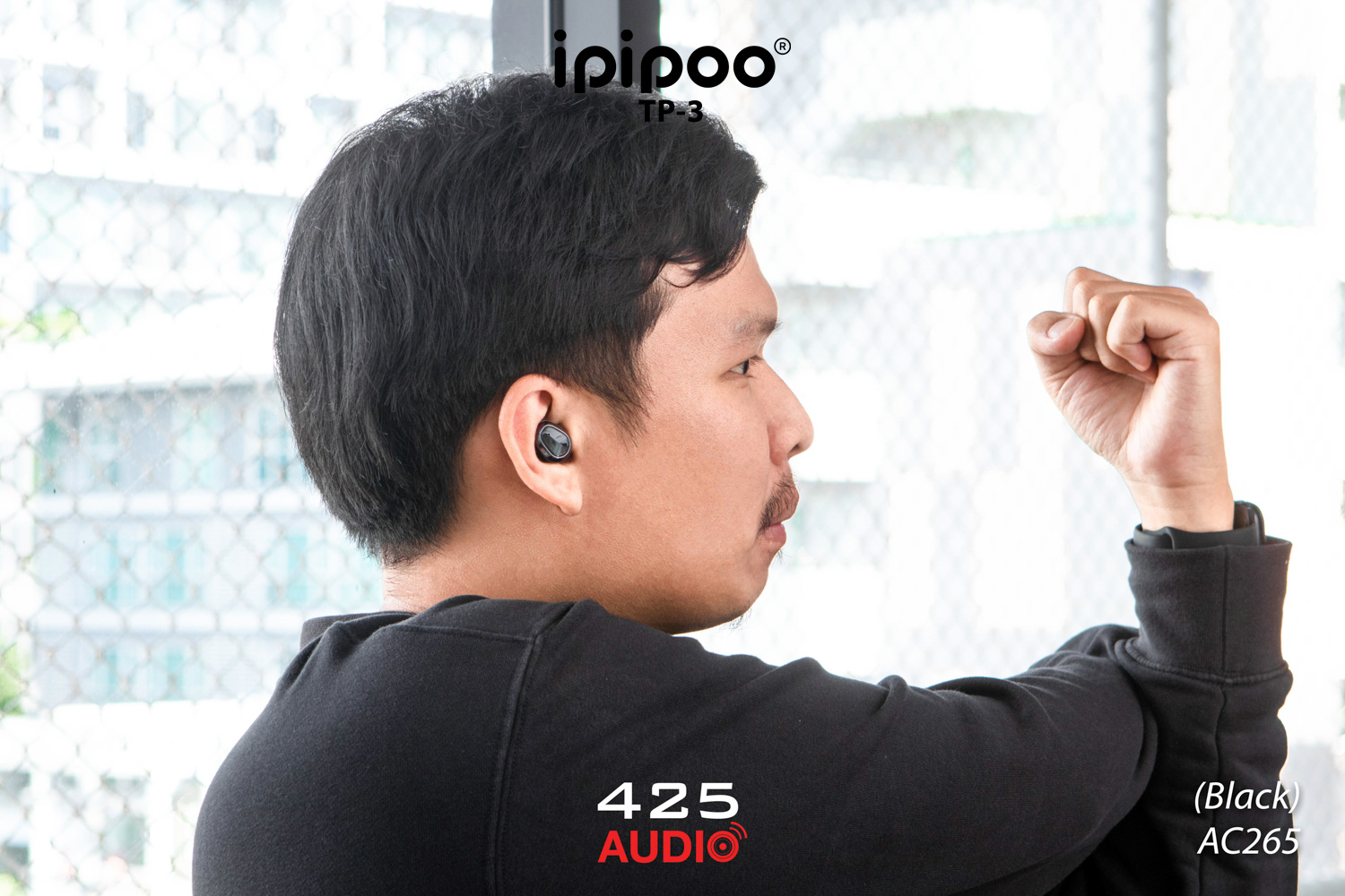 ipipoo,tp-3,in,ear,true,wireless,auto,pairing,power,bank,bass,ergonomic,design,2000,mah