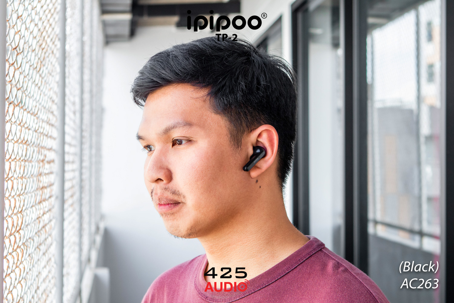 Ipipoo TP-2,TP-2,TP2,หูฟัง,หูฟังไร้สาย,True Wireless,IPX4,เสียงดี