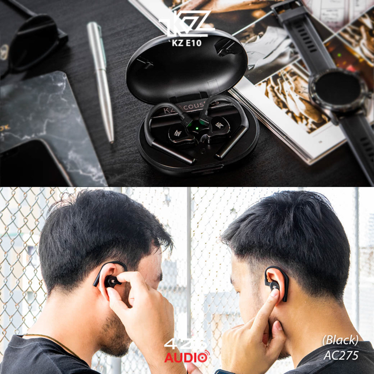 KZ,KZ-E10,Hybrid 5 Driver,kz in ear monitors,qualcomm aptx,aptx,หูฟังไร้สาย,wireless earphone