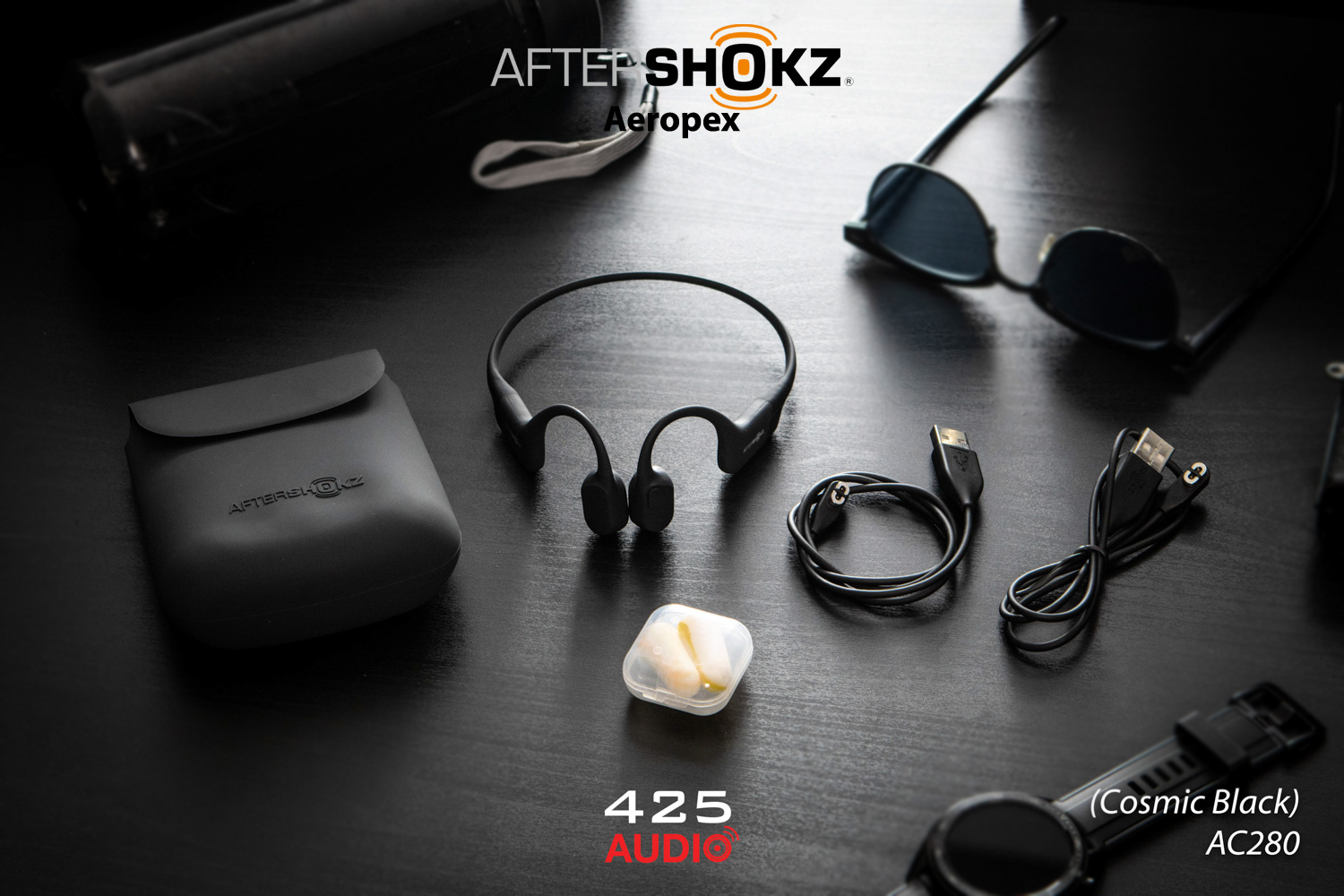 Aftershokz,Aeropex,หูฟังไร้สาย,Bone Conduction,ip67,คุยโทรศัพท์,ใส่ออกกำลังกาย,เสียงดี