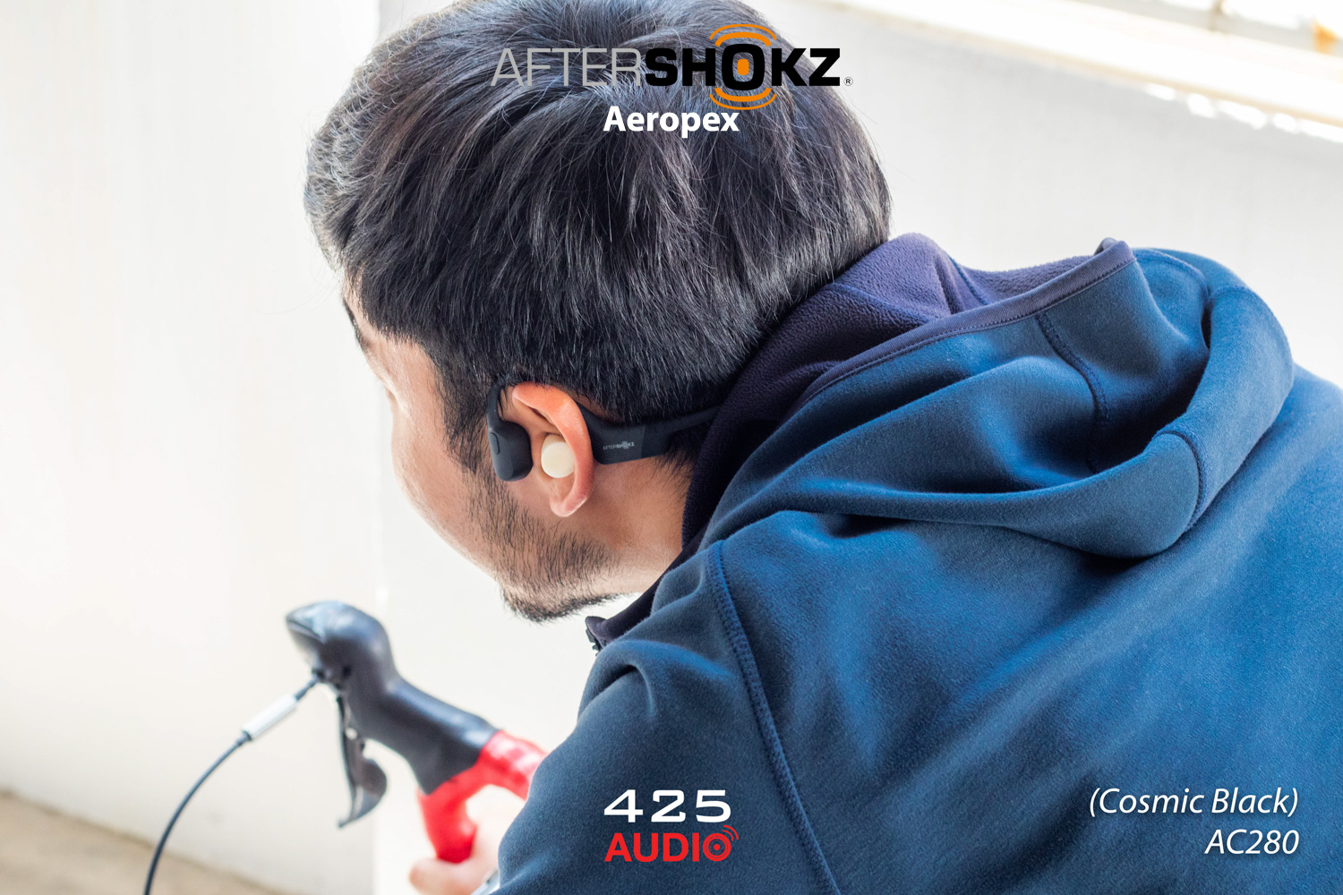 Aftershokz,Aeropex,หูฟังไร้สาย,Bone Conduction,ip67,คุยโทรศัพท์,ใส่ออกกำลังกาย,เสียงดี