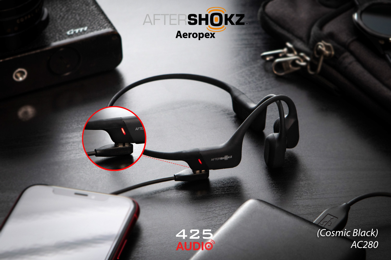 Aftershokz,Aeropex,หูฟังไร้สาย,Bone Conduction,ip67,คุยโทรศัพท์,ใส่ออกกำลังกาย,เสียงดี