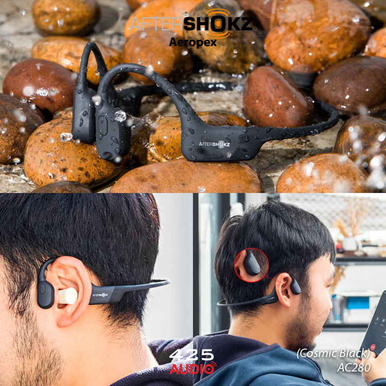 Aftershokz,Aeropex,หูฟังไร้สาย,Bone Conduction,ip67,คุยโทรศัพท์,ใส่ออกกำลังกาย,เสียงดี