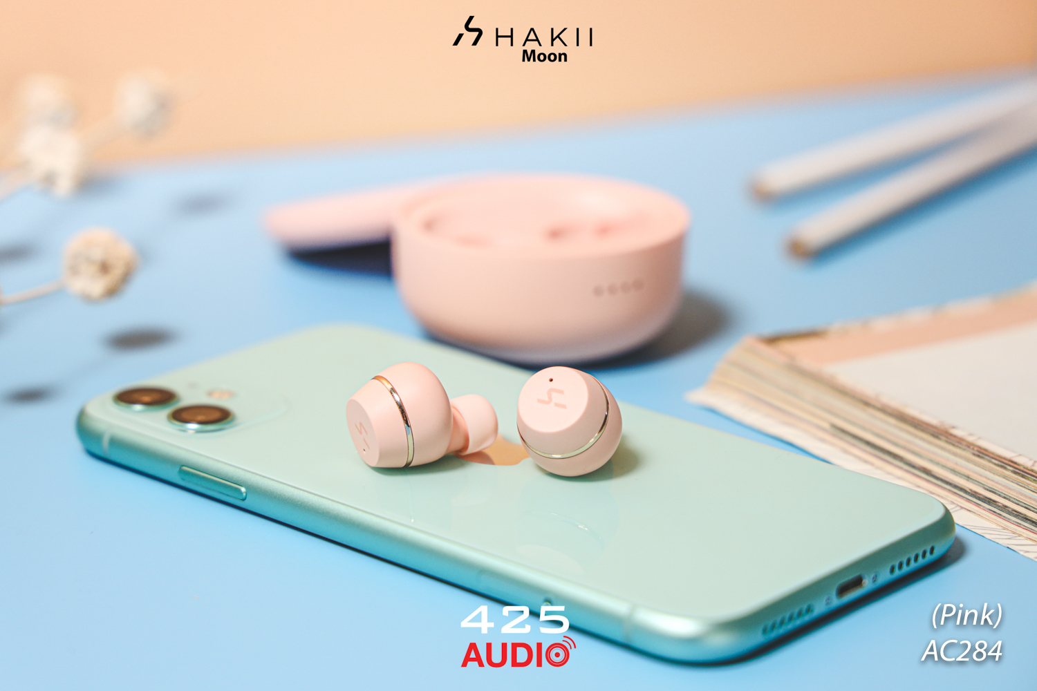 Hakii Moon,Hakii,True Wireless,หูฟังไร้สาย,หูฟังไร้สายออกกำลังกาย,หูฟังบลูทูธ,หูฟังกันน้ำ,หูฟัง true wireless