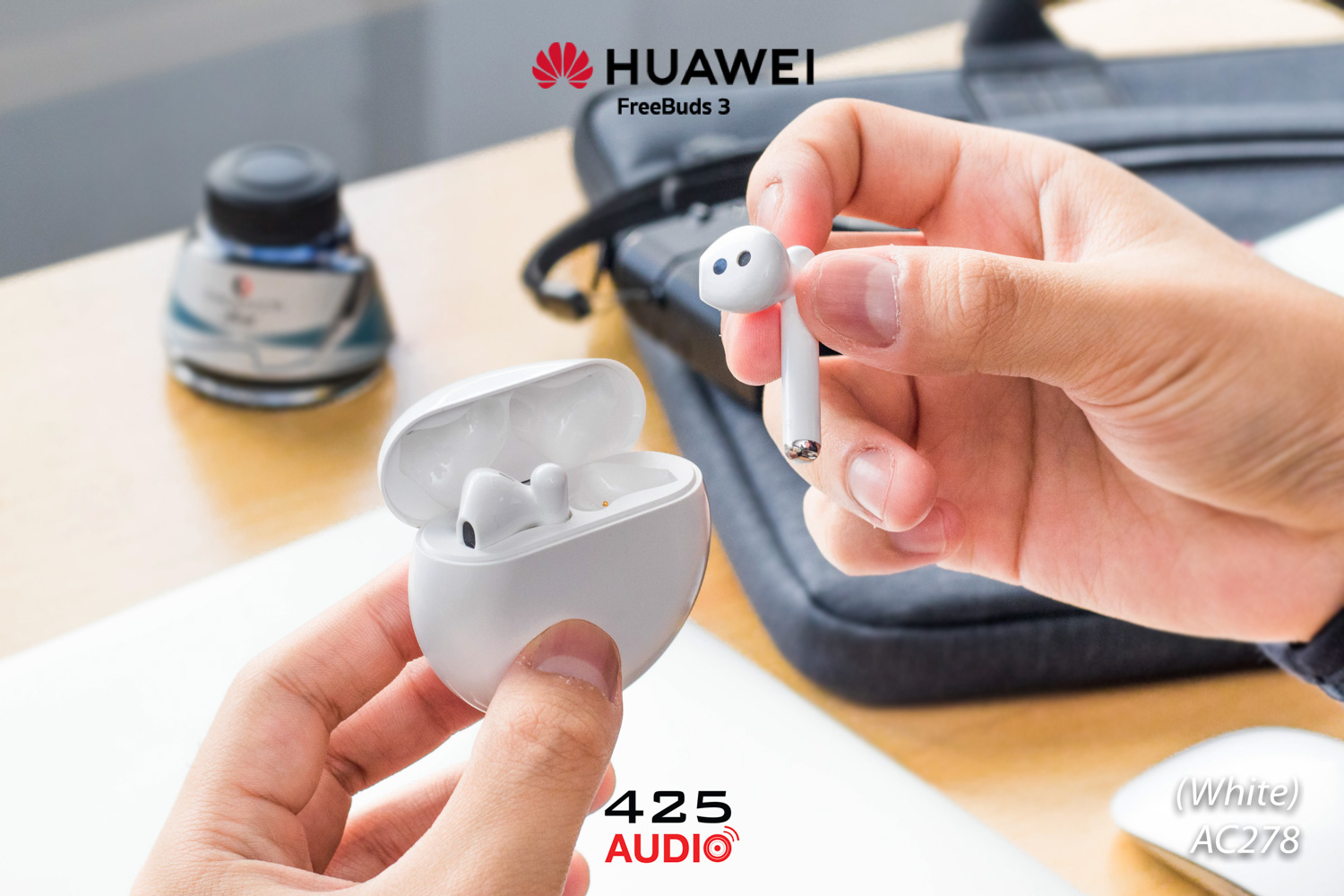 huawei freebuds 3,หูฟังไร้สาย,ทรง earbud,bluetooth 5.1,active noise cancelling,คุยโทรศัพท์,huawei,wireless charging 