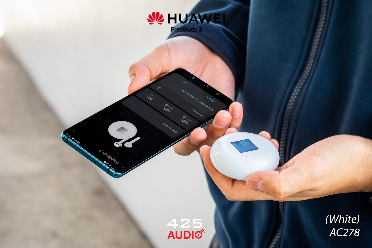 huawei freebuds 3,หูฟังไร้สาย,ทรง earbud,bluetooth 5.1,active noise cancelling,คุยโทรศัพท์,huawei,wireless charging 