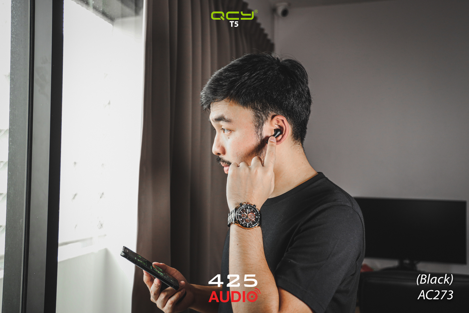 QCY-T5,QCY,T5,True Wireless,True Wireless In-Ear,หูฟังไร้สาย,HD-Call,Comfort