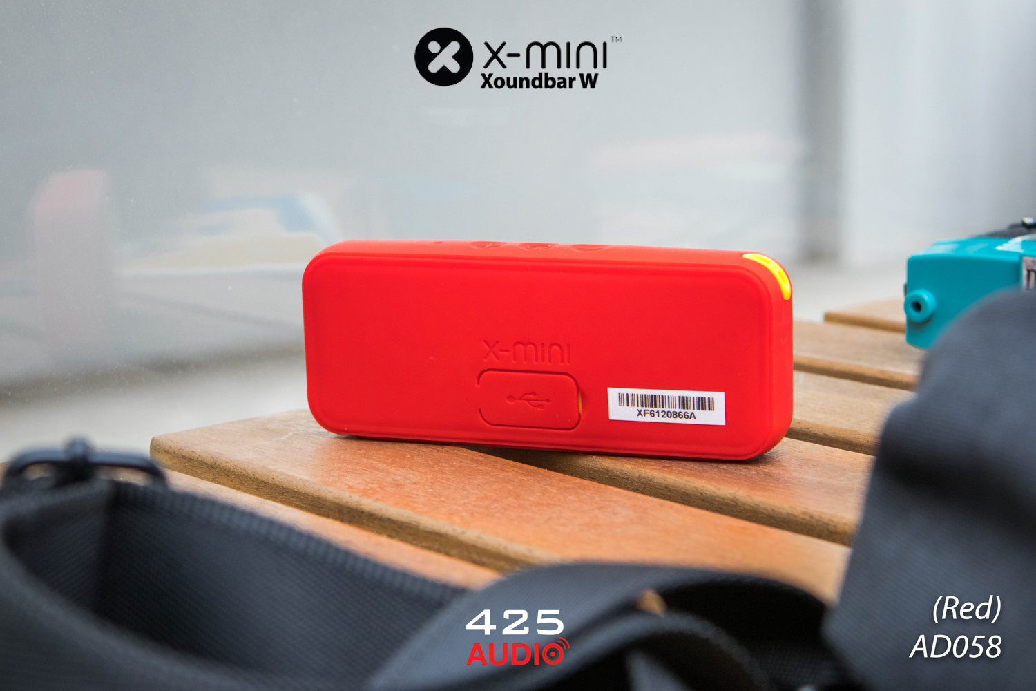 x-mini,xoundbar w,ลำโพงบลูทูธ,พกพา,เสียงดัง,กันนํ้า,IPX7,นํ้าหนักเบา