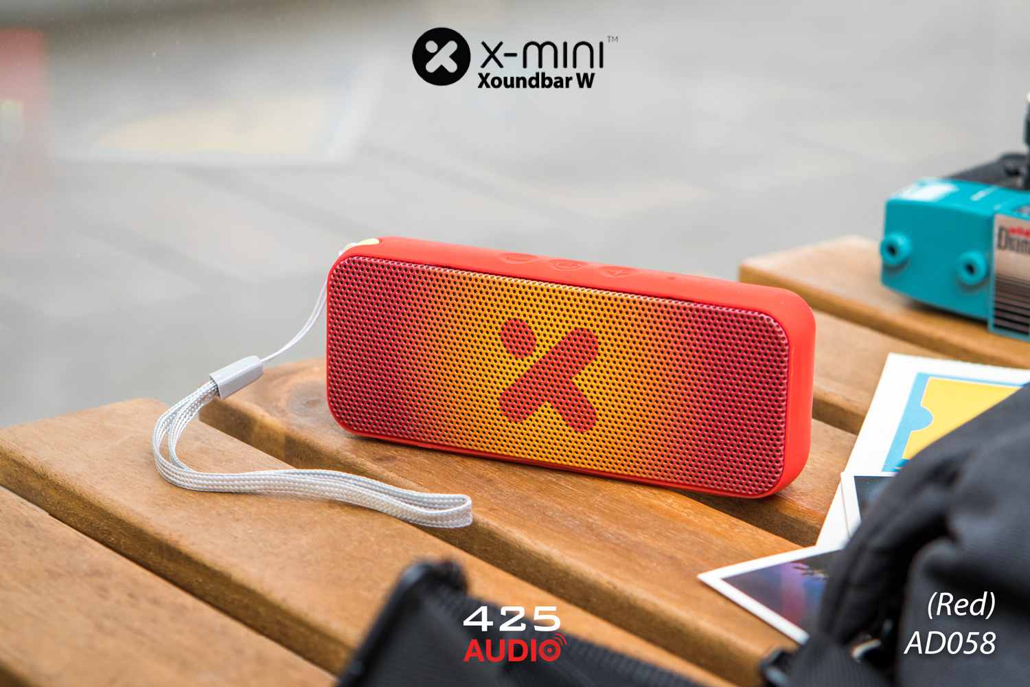 x-mini,xoundbar w,ลำโพงบลูทูธ,พกพา,เสียงดัง,กันนํ้า,IPX7,นํ้าหนักเบา