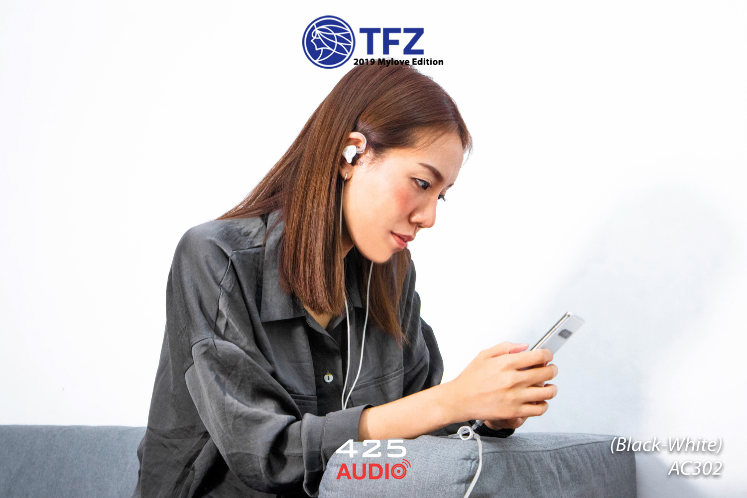 tfz 2019 mylove edition,หูฟัง,in-ear monitor,3.5 มม,เบสหนัก,V-shape,ขั้ว 2 pin,สายทองแดงชุบเงิน,ถอดสายได้