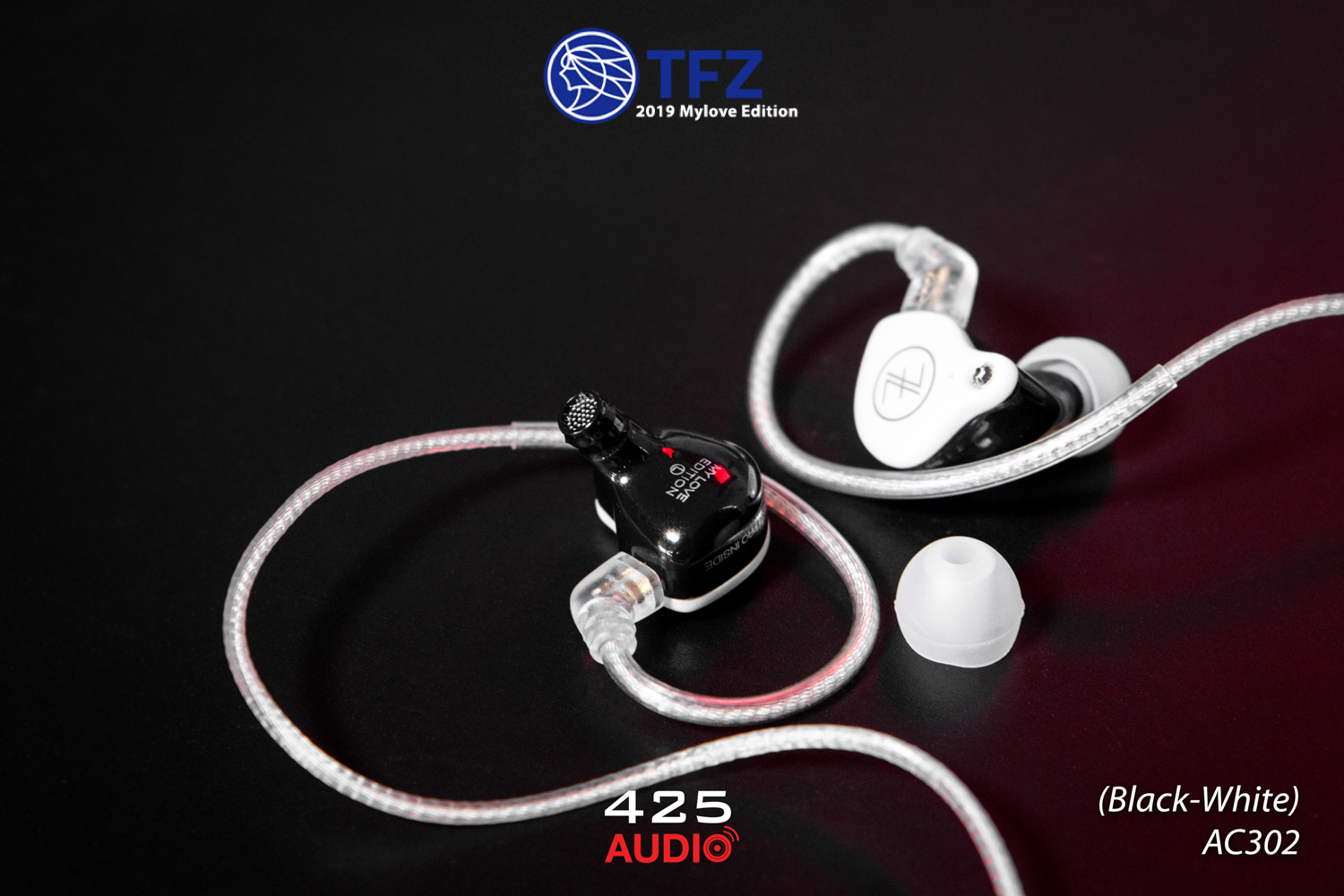 tfz 2019 mylove edition,หูฟัง,in-ear monitor,3.5 มม,เบสหนัก,V-shape,ขั้ว 2 pin,สายทองแดงชุบเงิน,ถอดสายได้