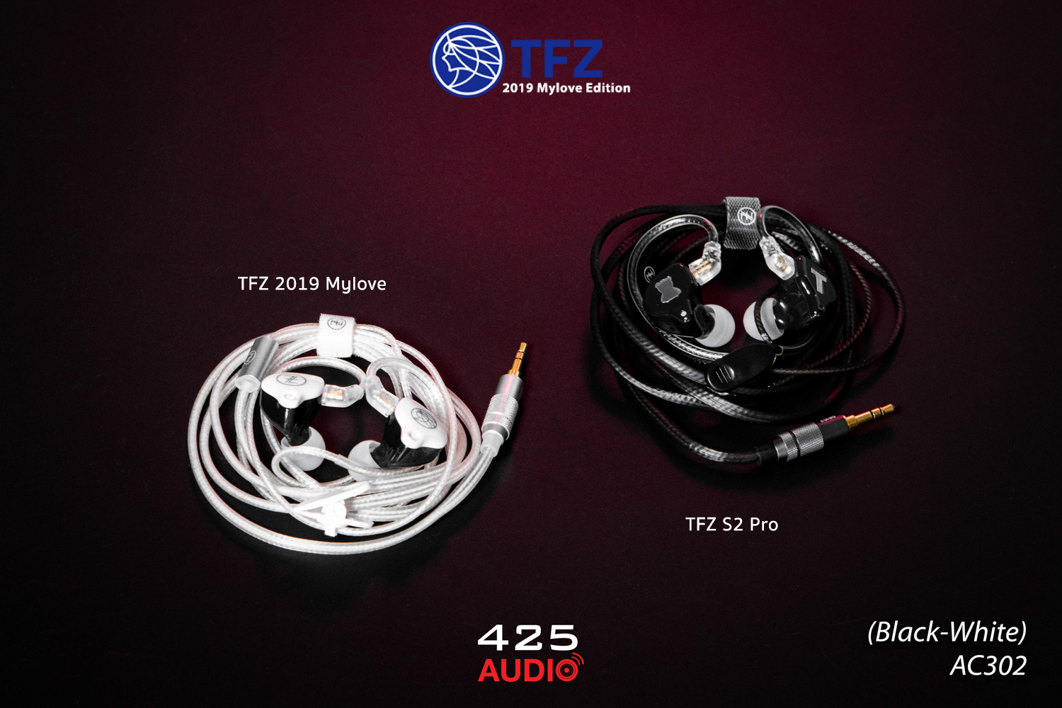 tfz 2019 mylove edition,หูฟัง,in-ear monitor,3.5 มม,เบสหนัก,V-shape,ขั้ว 2 pin,สายทองแดงชุบเงิน,ถอดสายได้