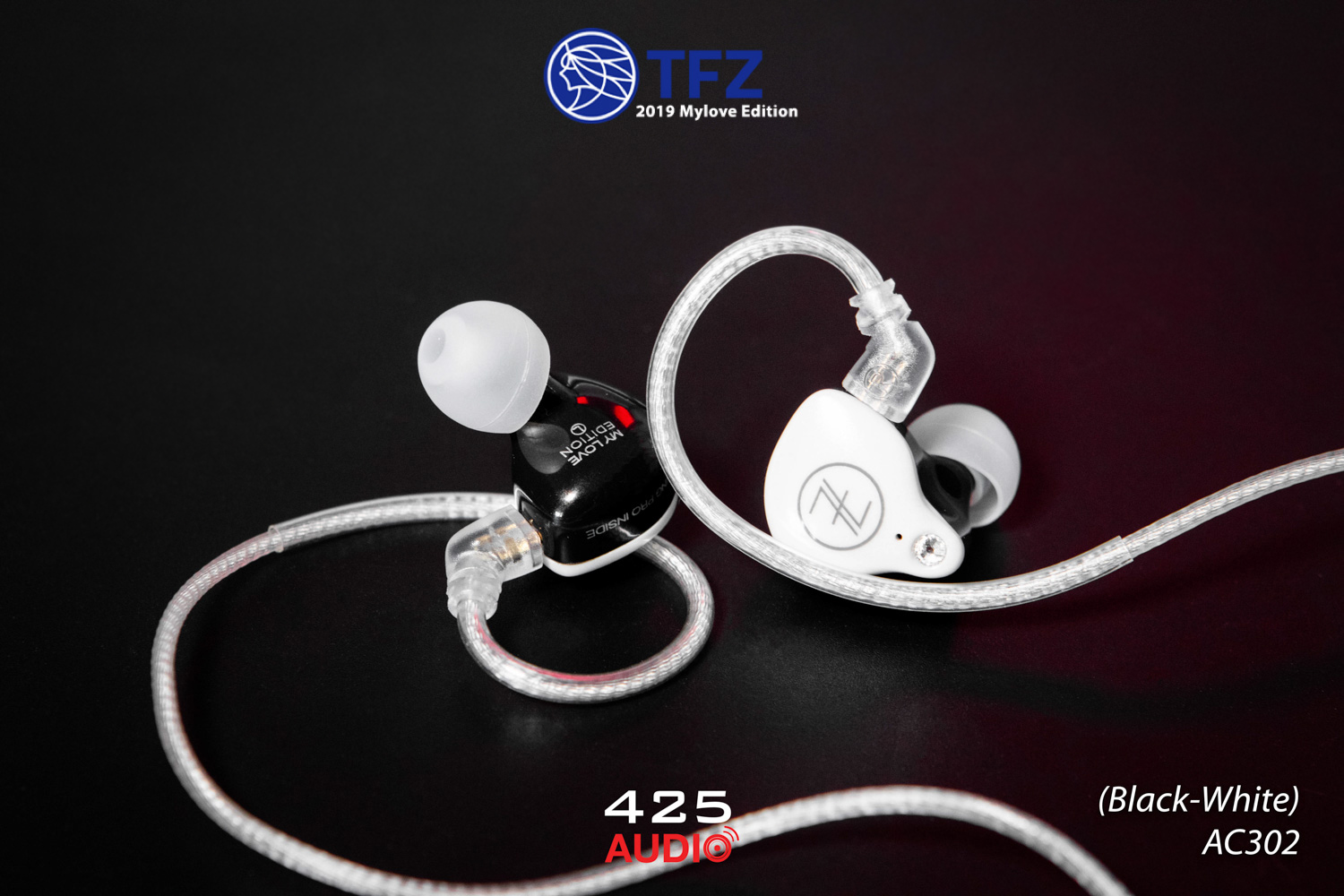 tfz 2019 mylove edition,หูฟัง,in-ear monitor,3.5 มม,เบสหนัก,V-shape,ขั้ว 2 pin,สายทองแดงชุบเงิน,ถอดสายได้