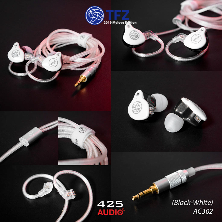 tfz 2019 mylove edition,หูฟัง,in-ear monitor,3.5 มม,เบสหนัก,V-shape,ขั้ว 2 pin,สายทองแดงชุบเงิน,ถอดสายได้