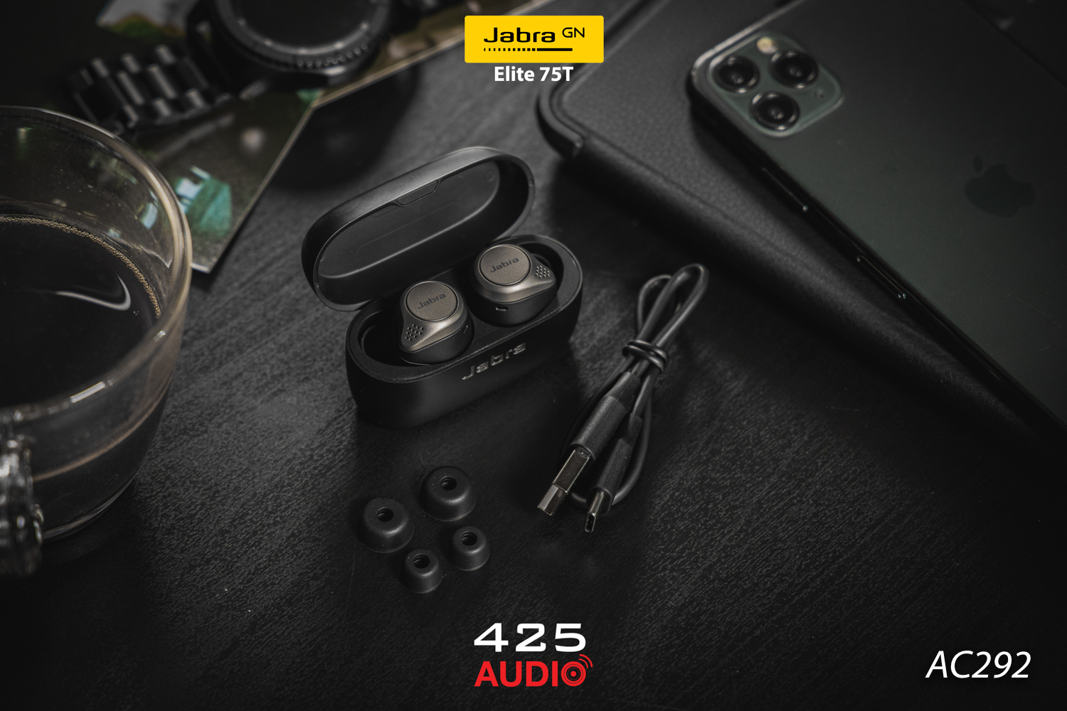 Jabra Elite 75T,Jabra,Elite 75T,True Wireless,หูฟังไร้สาย,หูฟังคุยโทรศัพท์,หูฟังบลูทูธ,หูฟังเสียงดี