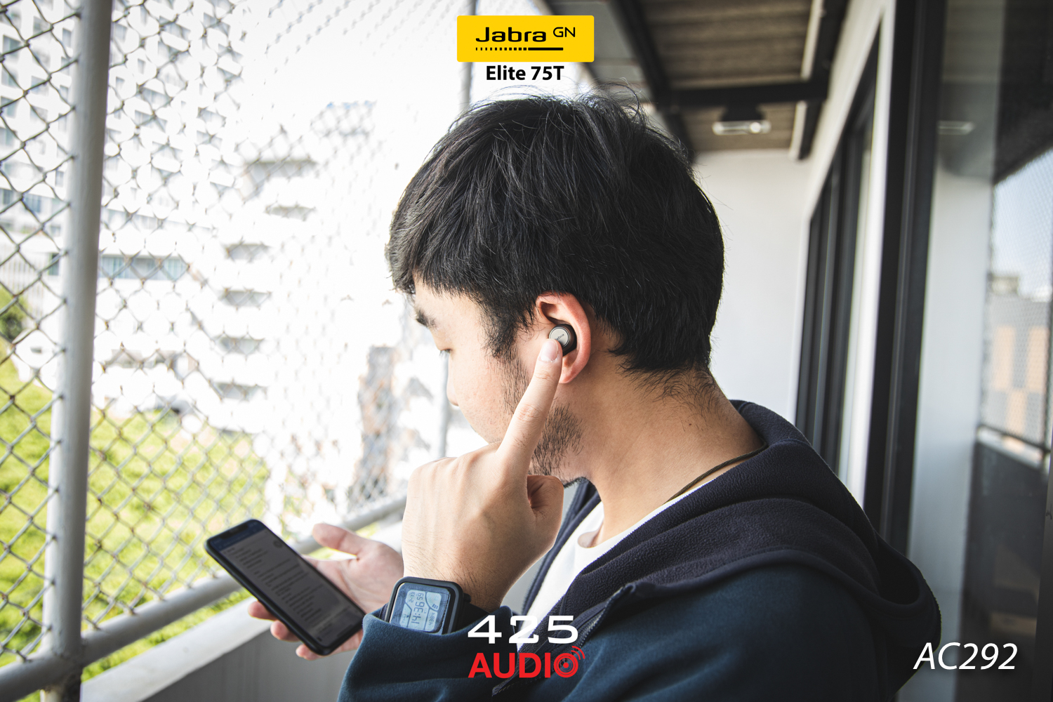 Jabra Elite 75T,Jabra,Elite 75T,True Wireless,หูฟังไร้สาย,หูฟังคุยโทรศัพท์,หูฟังบลูทูธ,หูฟังเสียงดี