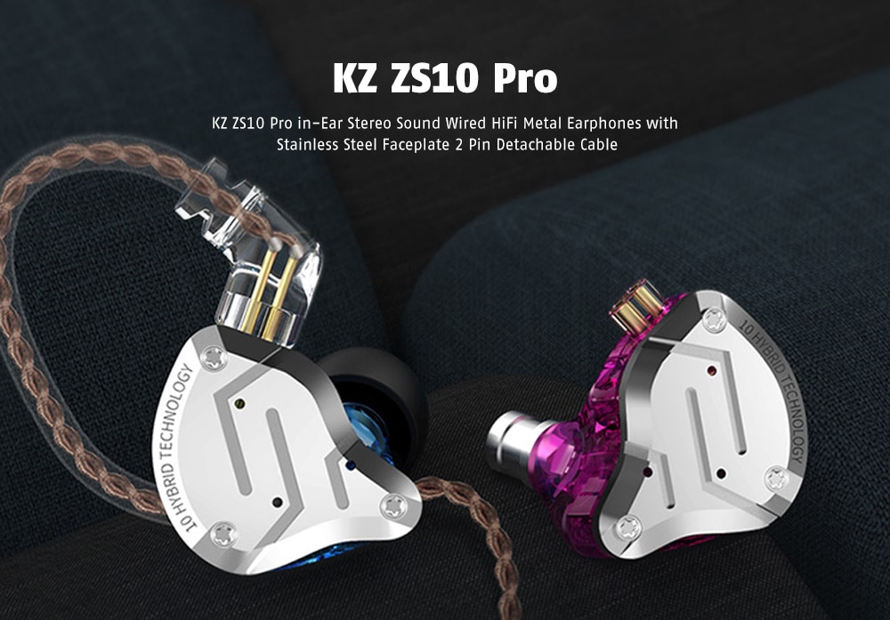 KZ-ZS10 Pro,kz zs10,zs10 pro,kz,kz zs10 pro mic,หูฟัง in-ear,5driver,หูฟังmonitor