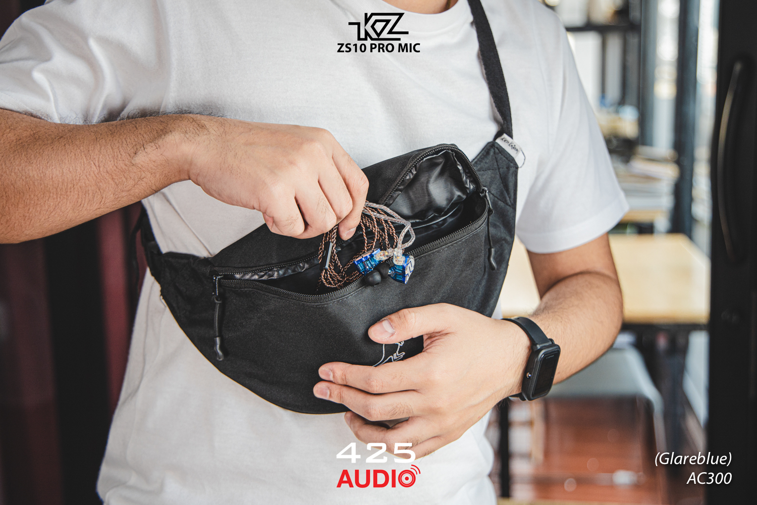 KZ-ZS10 Pro,kz zs10,zs10 pro,kz,kz zs10 pro mic,หูฟัง in-ear,5driver,หูฟังmonitor