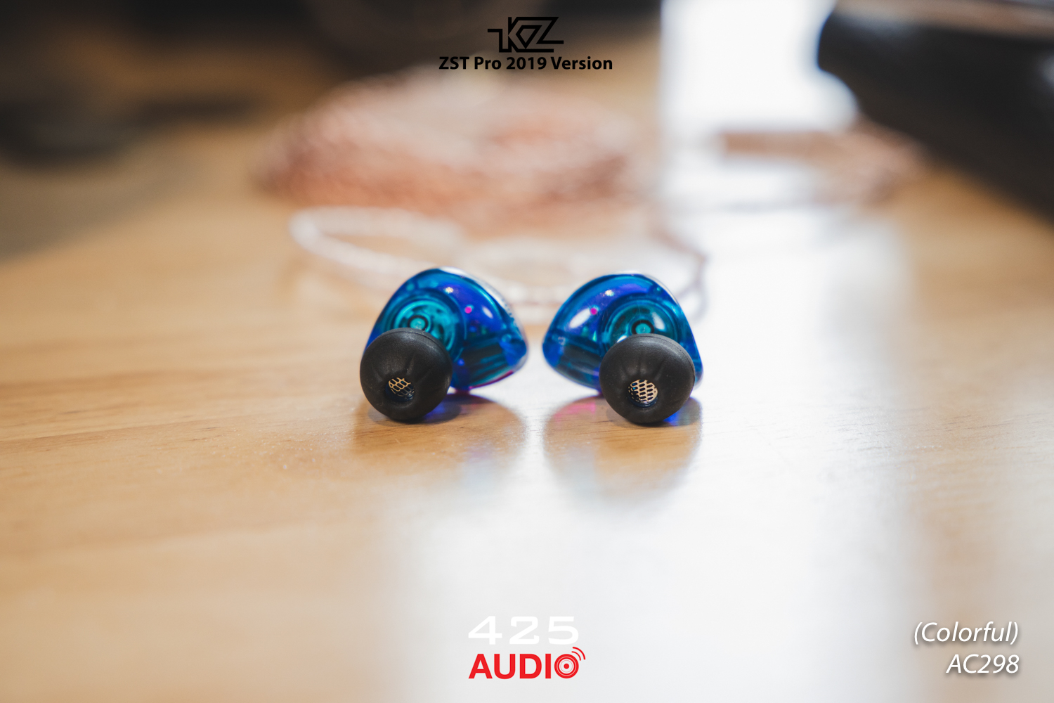 kz,zst pro 2019 version,in-ear,monitor,hybrid driver,2 pin,มีไมโครโฟน,ถอดสายอัพเกรดได้