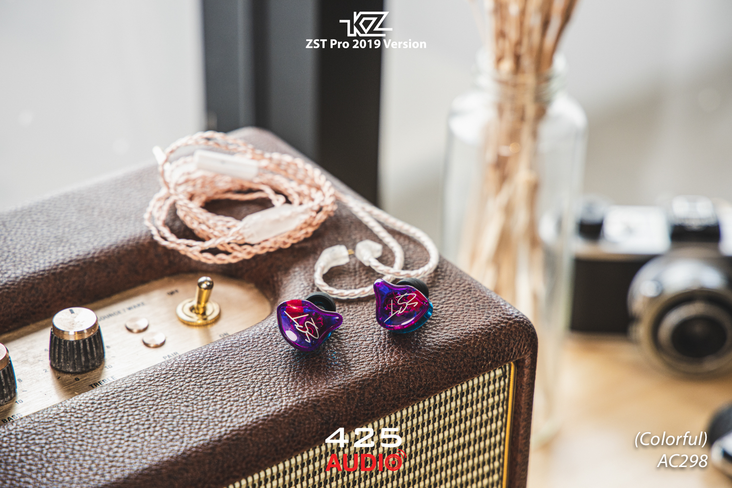 kz,zst pro 2019 version,in-ear,monitor,hybrid driver,2 pin,มีไมโครโฟน,ถอดสายอัพเกรดได้