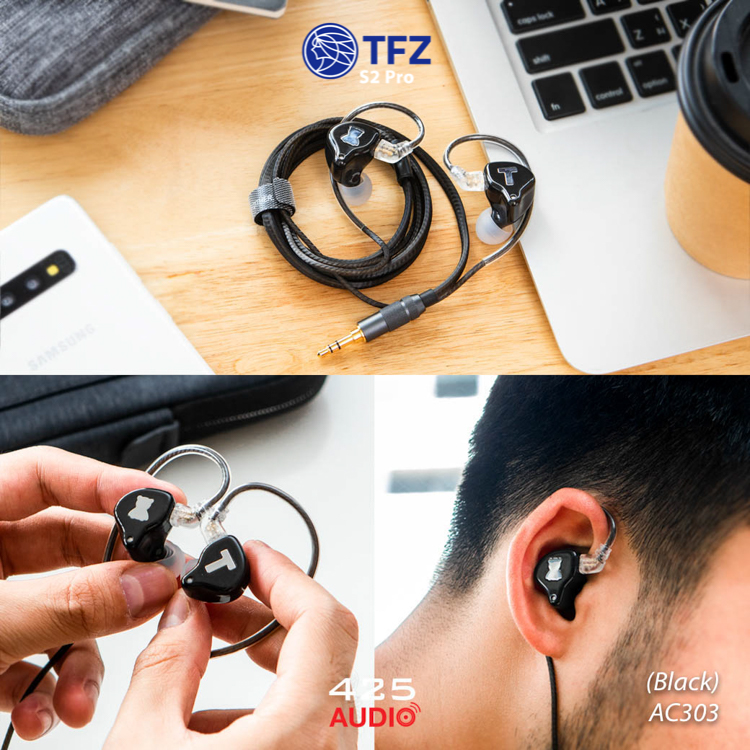 TFZ,s2 pro,หูฟัง,In-Ear,monitor,แจ๊ค 3.5 มม,เบสหนัก,เสียงดีมาก,พรีเมี่ยม