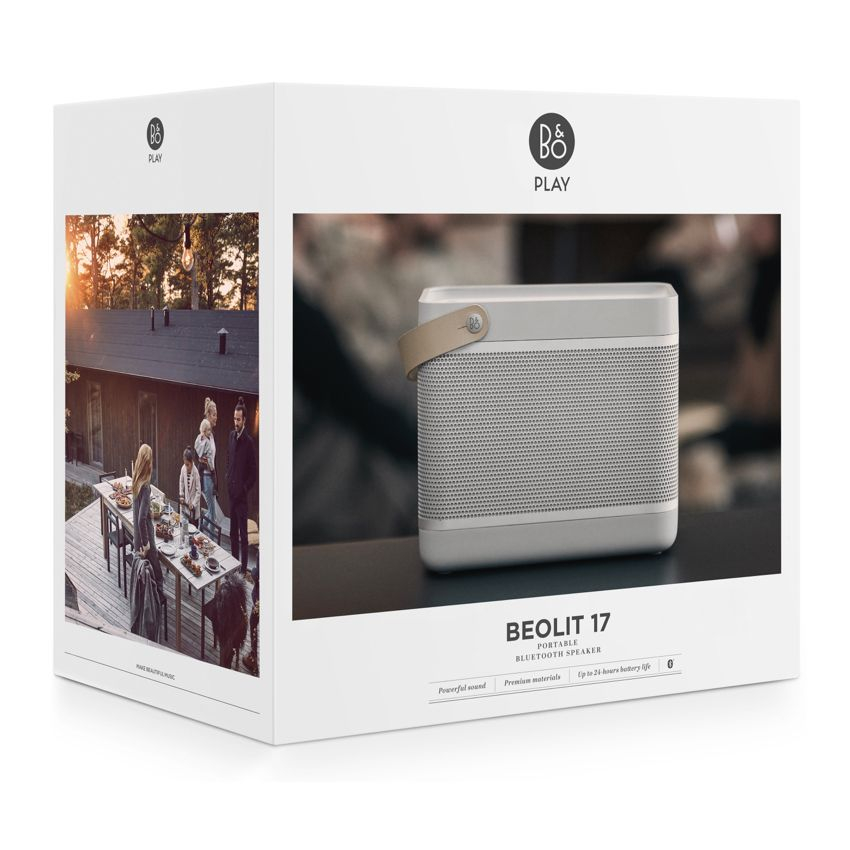 b&o,beoplay,beolit 17,ลำโพงบลูทูธ,เสียงดี,bluetooth 4.2,มีช่อง aux,เบสหนัก,เบสลึก,ลำโพงพกพา