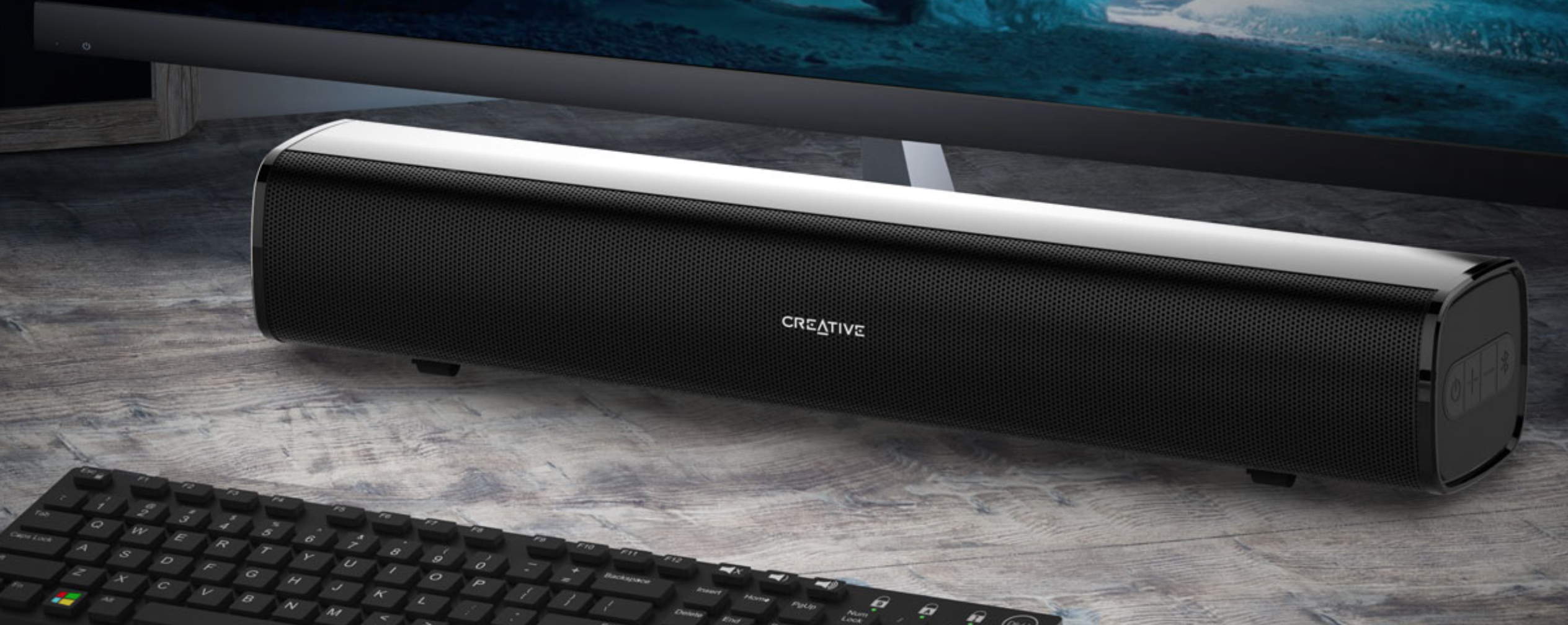 Creative Stage Air Bluetooth Soundbar,creative soundbar,soundbar,ลำโพง soundbar,ลำโพงบลูทูธ,ลำโพงไร้สาย,ลำโพงคอม,ลำโพง creative