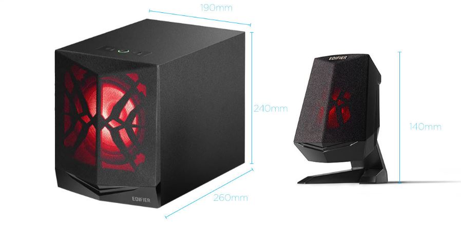 Edifier X230,edifier x230,edifier speaker,ลำโพงเกม,ลำโพงบลูทูธ,bluetooth speaker,gaming speaker,2.1 Stereo Sound