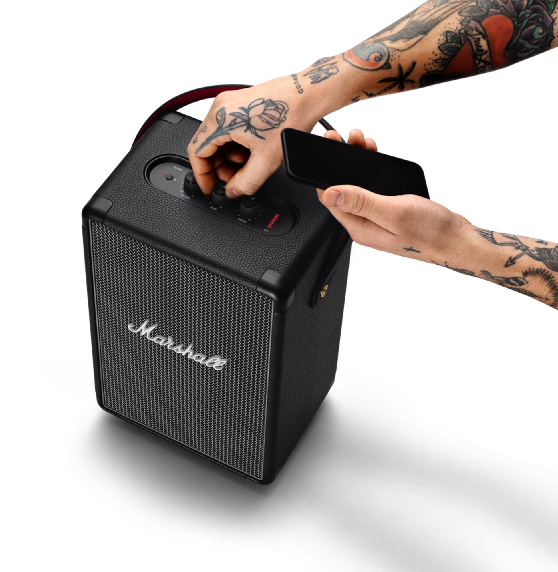 Marshall Tufton Bluetooth Speaker,marshall tufton,tufton,ลำโพง marshall,ลำโพงบลูทูธ,ลำโพงไร้สาย,ลำโพงพกพา,ลำโพงปาร์ตี้