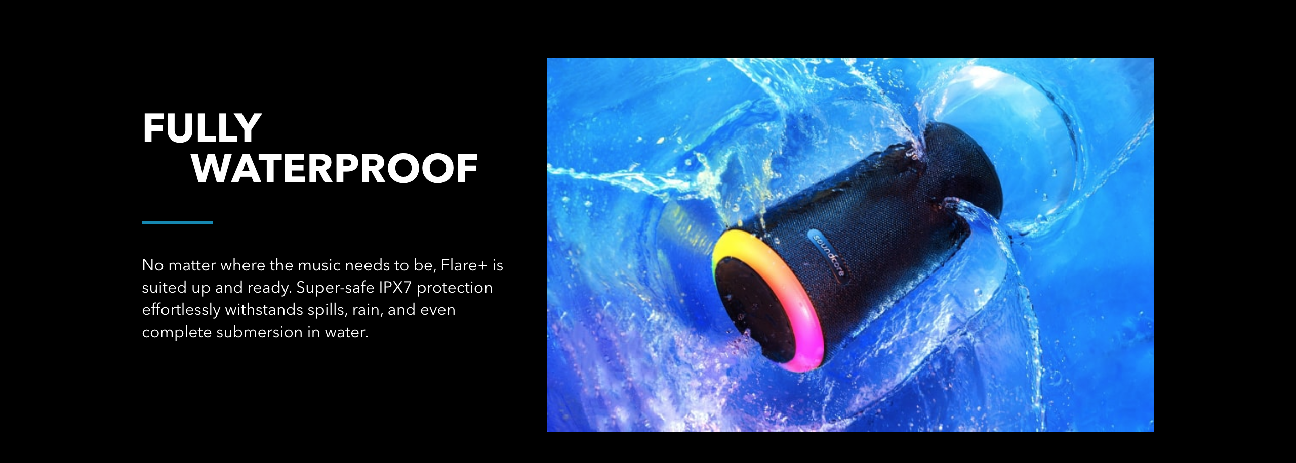 Anker Soundcore Flare+,anker soundcore flare+,flare+,soundcore flare plus,IPX7,ลำโพง 360°,ลำโพงบลูทูธ,ลำโพงพกพา