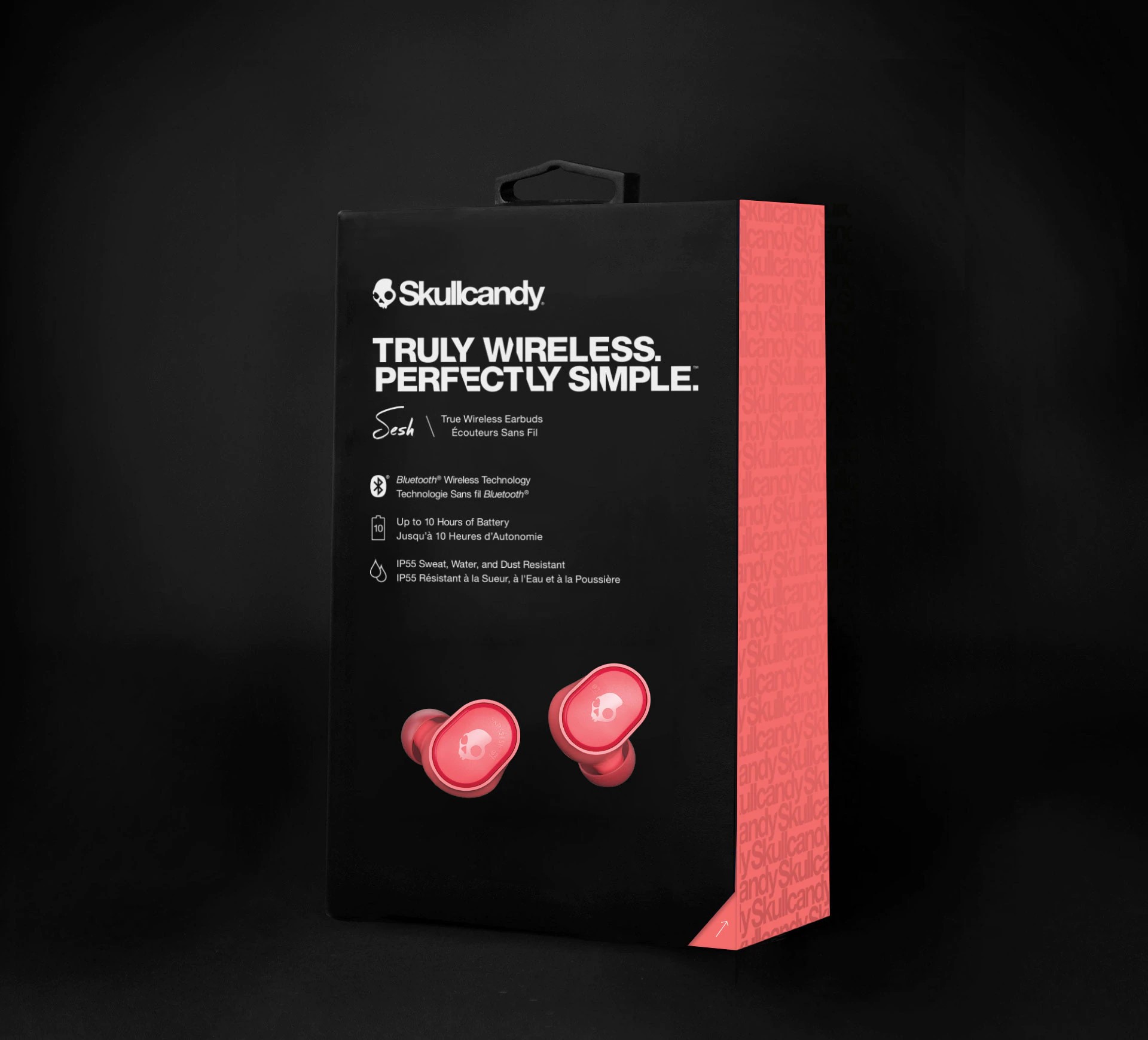 skullcandy sesh passionate coral,skullcandy coral,12 month 12 moods,หูฟังไร้สายฯ,หูฟัง true wireless,bluetooth 5.0,กันนํ้า,กันฝุ่น,IP55,in-ear,สวมใส่กระชับ,แฟชั่น,ลิมิเต็ด,limited edition,travel blanket