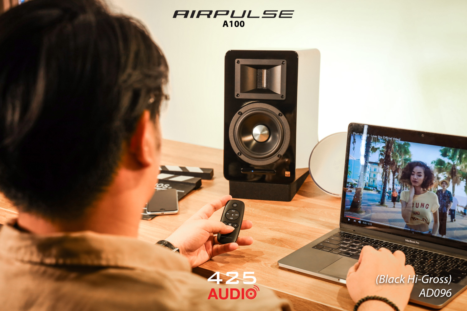 Airpulse A100,ลำโพงคอม,ลำโพงบ้าน,AUX,bluetooth,aptx,ribbon driver,เสียงดี,active speaker,คุ้มค่า,Hi-Fi,ลำโพง bookshelf,ลำโพง USB,ลำโพง stereo \