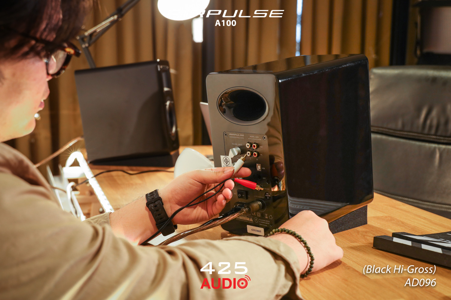 Airpulse A100,ลำโพงคอม,ลำโพงบ้าน,AUX,bluetooth,aptx,ribbon driver,เสียงดี,active speaker,คุ้มค่า,Hi-Fi,ลำโพง bookshelf,ลำโพง USB,ลำโพง stereo 