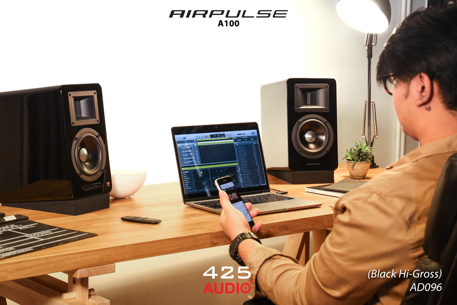 Airpulse A100,ลำโพงคอม,ลำโพงบ้าน,AUX,bluetooth,aptx,ribbon driver,เสียงดี,active speaker,คุ้มค่า,Hi-Fi,ลำโพง bookshelf,ลำโพง USB,ลำโพง stereo 