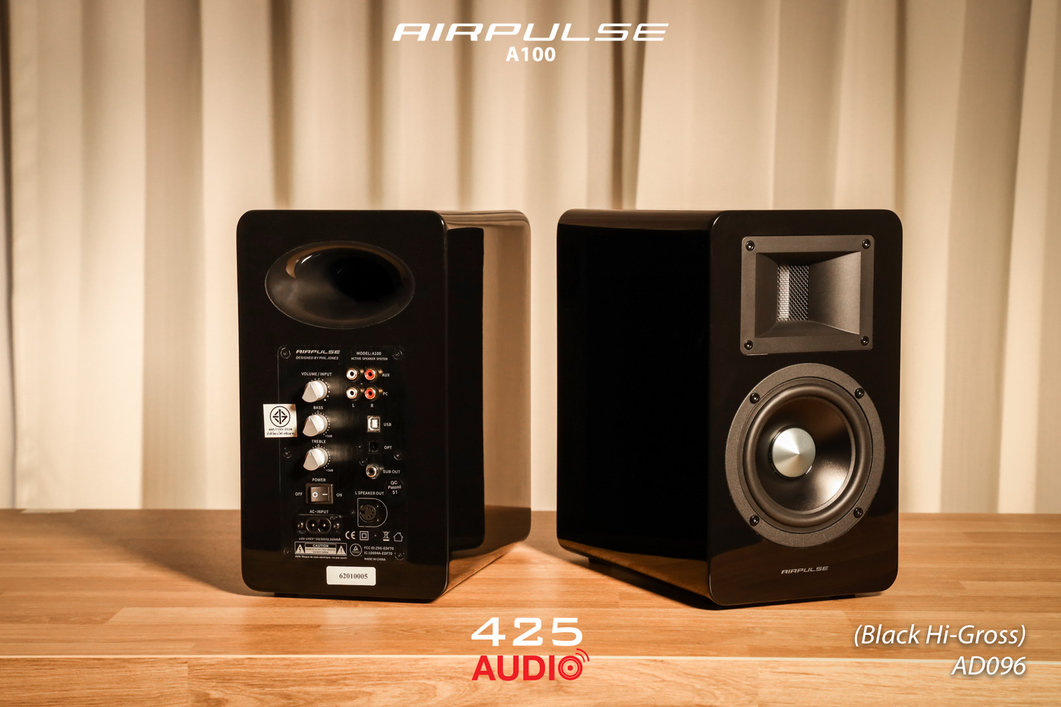 Airpulse A100,ลำโพงคอม,ลำโพงบ้าน,AUX,bluetooth,aptx,ribbon driver,เสียงดี,active speaker,คุ้มค่า,Hi-Fi,ลำโพง bookshelf,ลำโพง USB,ลำโพง stereo 