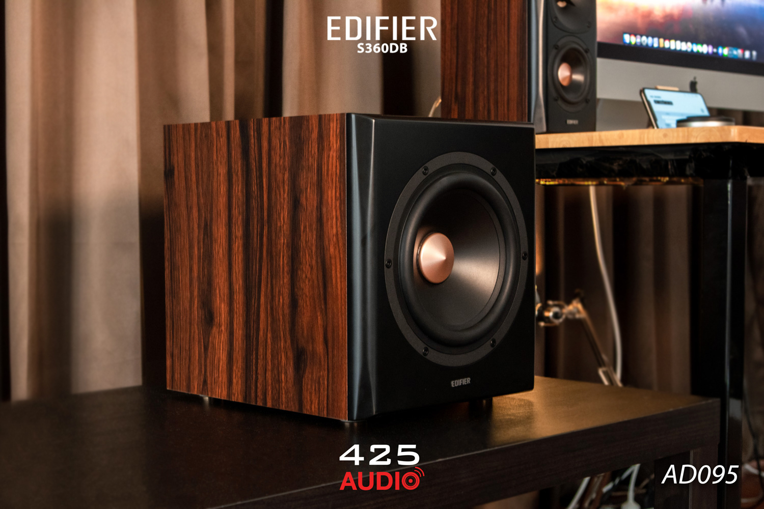 edifier s360db,planar tweeter,subwoofer,2.1 speaker,bluetooth,aptX,ลำโพงตั้งโต๊ะ,ลำโพงคอม,ลำโพงบ้าน,เบสหนัก,เสียงดี,ลำโพงดูหนัง,ลำโพงฟังเพลง,ลำโพงเล่นเกมส์