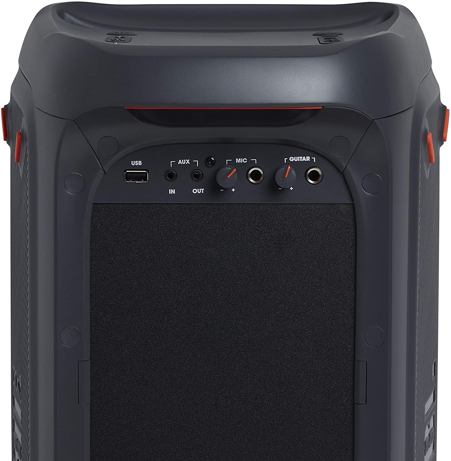 jbl partybox 100,ลำโพง bluetooth,160,160 วัตต์,ไฟ RGB,ต่อไมโครโฟนได้,ต่อกีต้าร์ไฟฟ้าได้,bluetooth,aux,usb,flash drive,เสียงดัง,ลำโพงปาร์ตี้