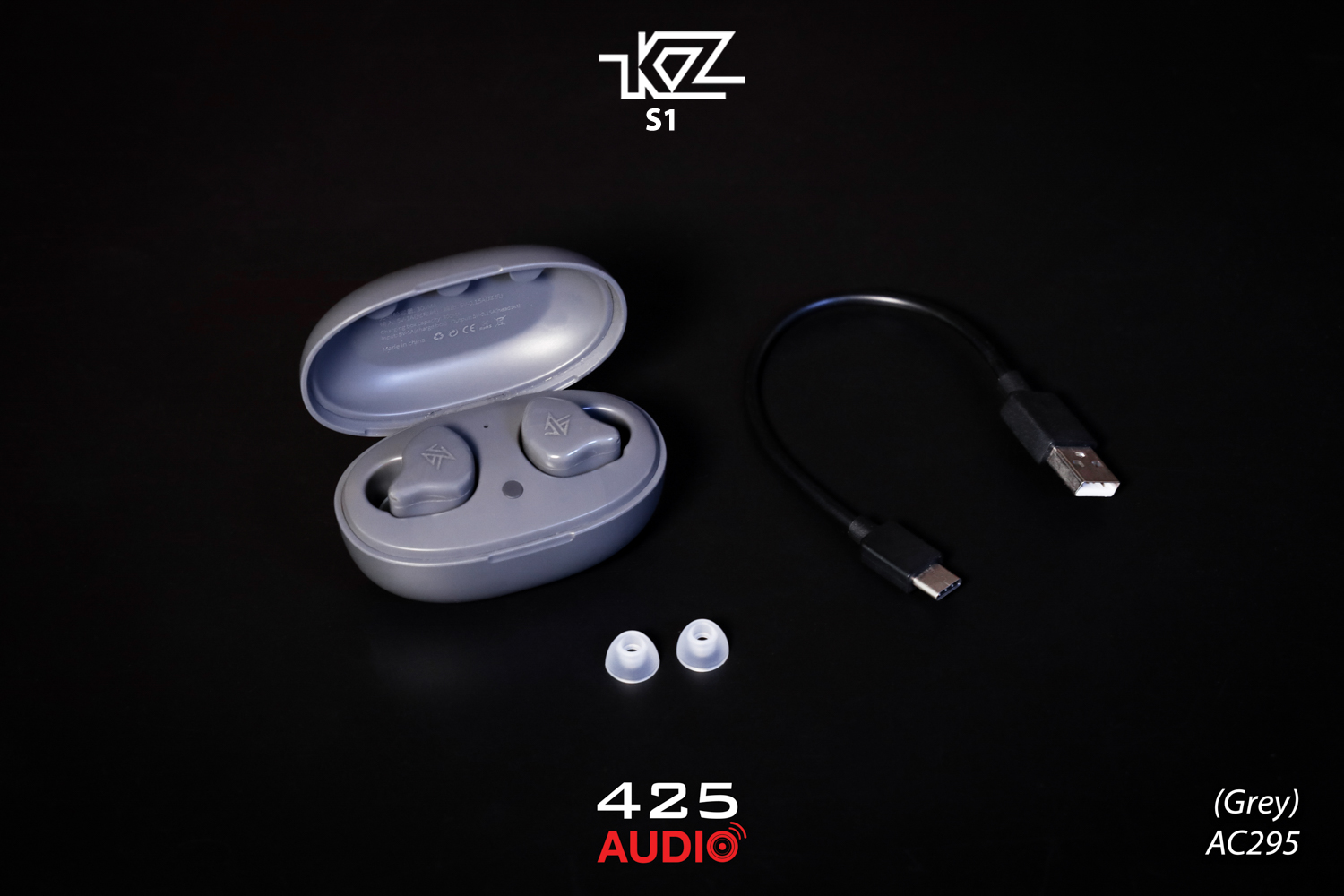 kz,s1,หูฟังไร้สาย,bluetooth,5.0,true wireless,ดีเลย์น้อย,เสียงดี,ดูหนังได้