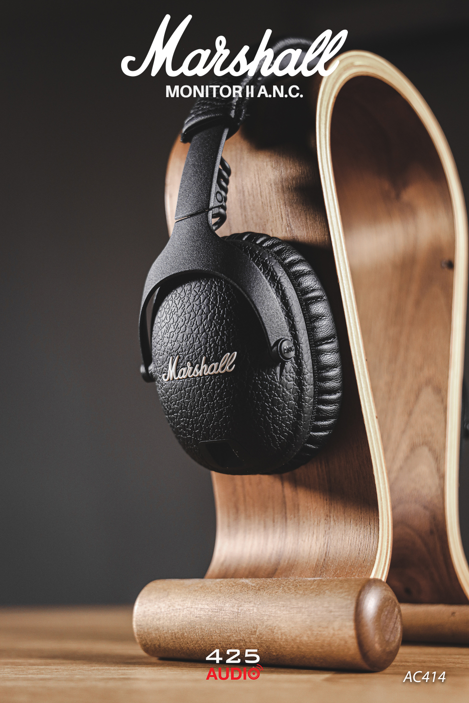 marshall,marshall monitor II,active noise cancelling,หูฟังไร้สาย,ครอบหู,โหมดดูดเสียง,bluetooth 5.0,ฟังเพลง,ดูหนัง,กระเป๋าแคนวาส,wireless headphone