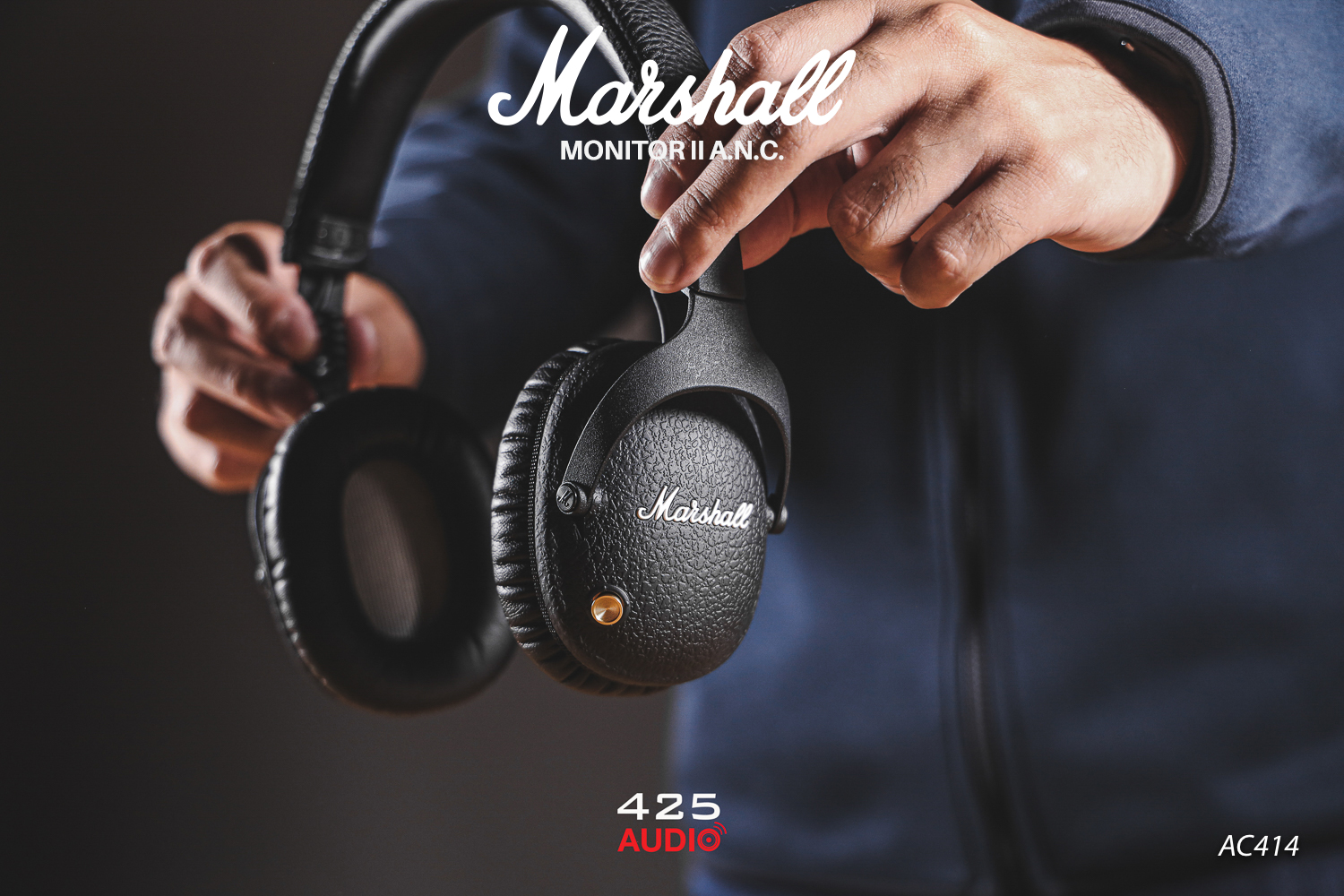 marshall,marshall monitor II,active noise cancelling,หูฟังไร้สาย,ครอบหู,โหมดดูดเสียง,bluetooth 5.0,ฟังเพลง,ดูหนัง,กระเป๋าแคนวาส,wireless headphone