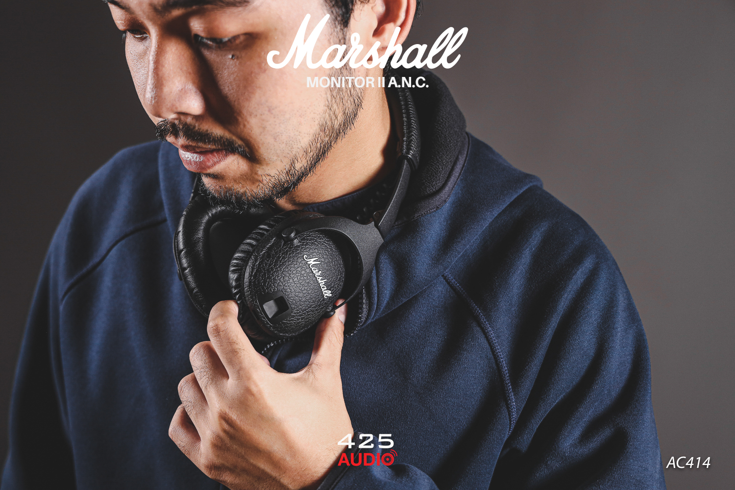 marshall,marshall monitor II,active noise cancelling,หูฟังไร้สาย,ครอบหู,โหมดดูดเสียง,bluetooth 5.0,ฟังเพลง,ดูหนัง,กระเป๋าแคนวาส,wireless headphone