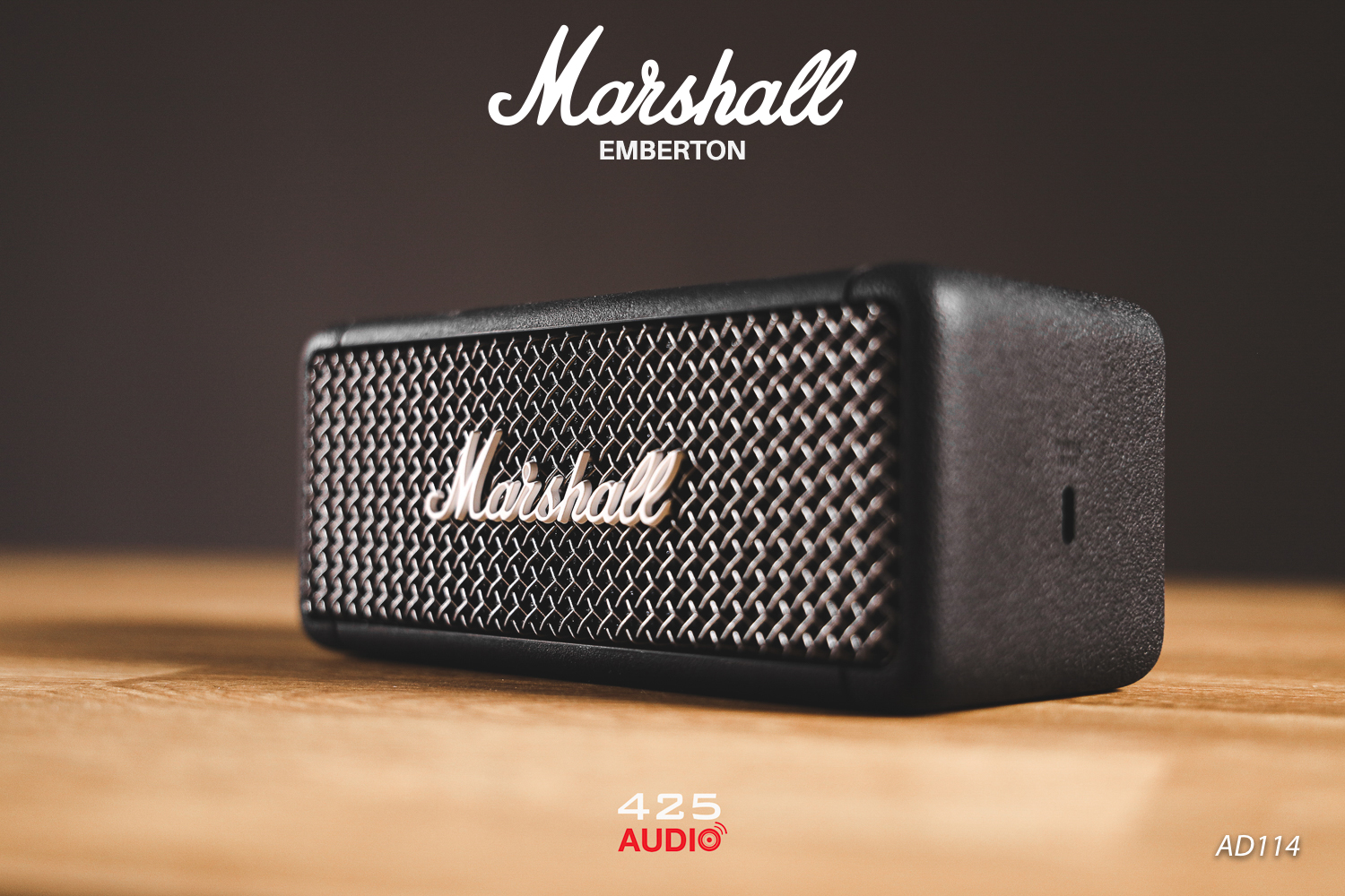 Marshall EMBERTON,emberton,marshall emberton,ลำโพง marshall,Bluetooth Speaker,ลำโพงกันน้ำ,ลำโพงพกพา,ลำโพงบลูทูธ