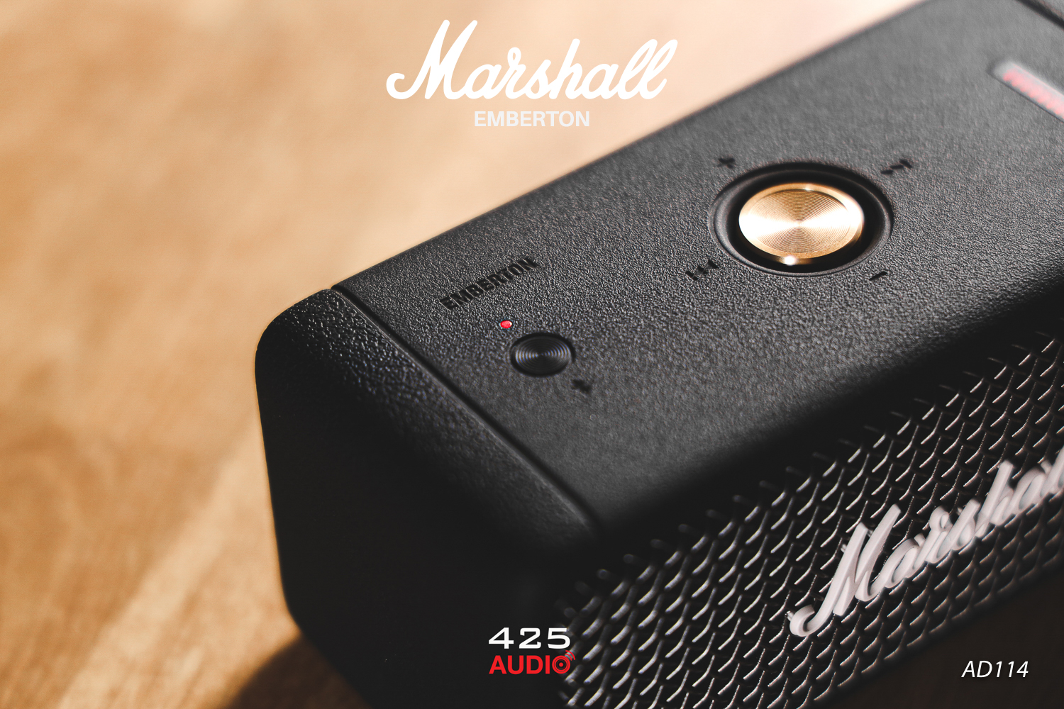 Marshall EMBERTON,emberton,marshall emberton,ลำโพง marshall,Bluetooth Speaker,ลำโพงกันน้ำ,ลำโพงพกพา,ลำโพงบลูทูธ