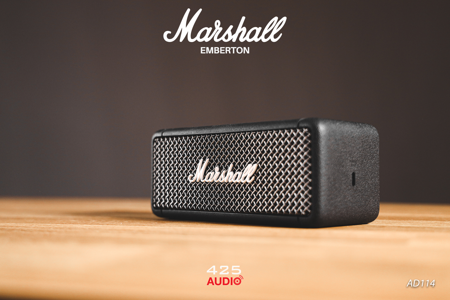 Marshall EMBERTON,emberton,marshall emberton,ลำโพง marshall,Bluetooth Speaker,ลำโพงกันน้ำ,ลำโพงพกพา,ลำโพงบลูทูธ