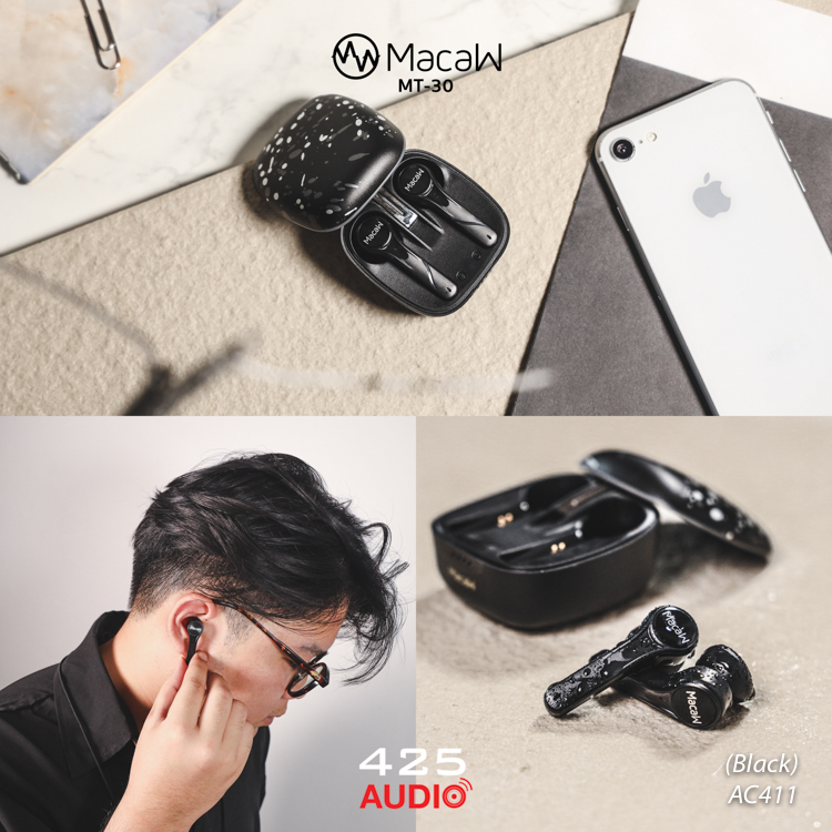 Macaw MT-30,macaw mt-30,macaw truewireless,true wireless,หูฟังไร้สาย,หูฟังบลูทูธ,IPX5,earbuds