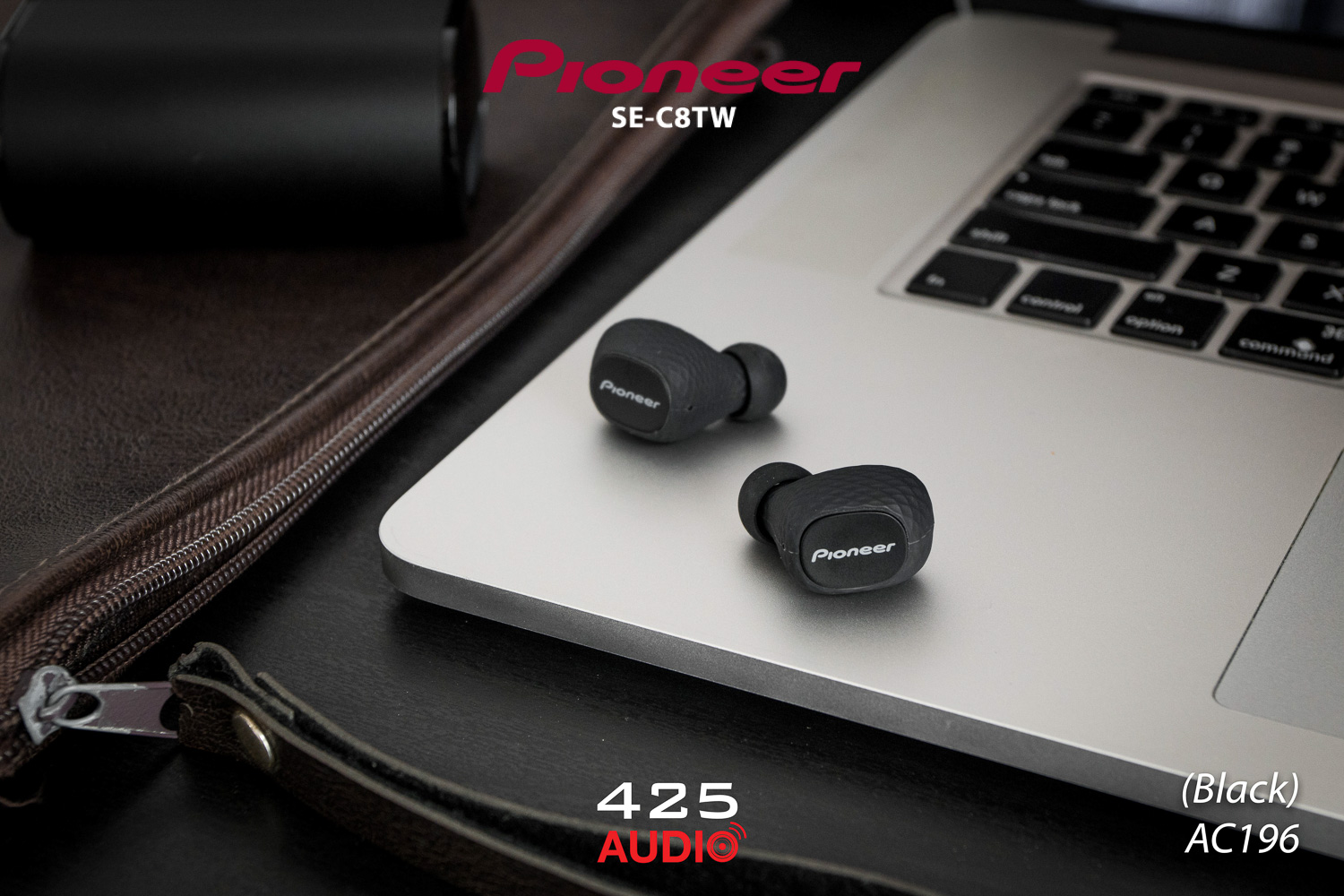 pioneer,c8,true,wireless,earbud,bass,black,japan,mic,in,ear,se,c8tw,ios,android