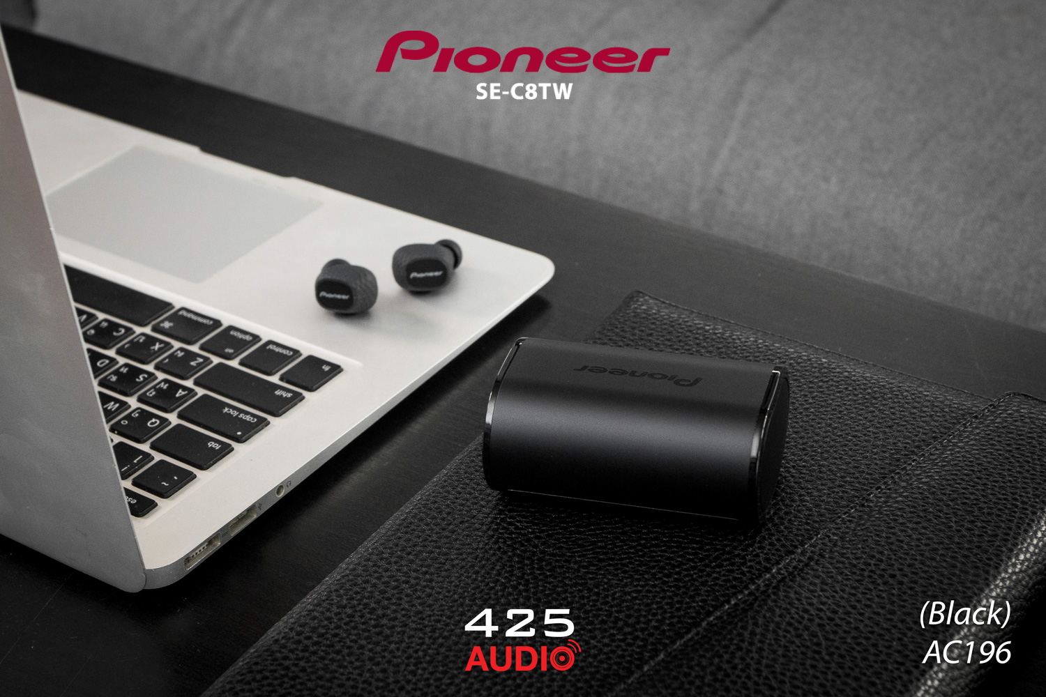 pioneer,c8,true,wireless,earbud,bass,black,japan,mic,in,ear,se,c8tw,ios,android