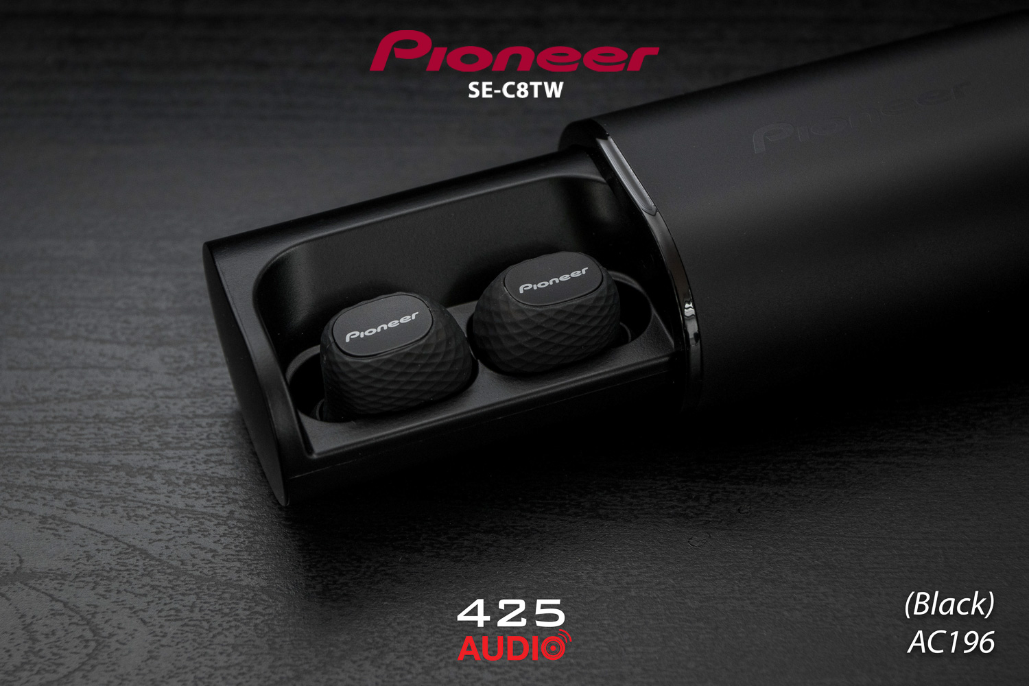 pioneer,c8,true,wireless,earbud,bass,black,japan,mic,in,ear,se,c8tw,ios,android