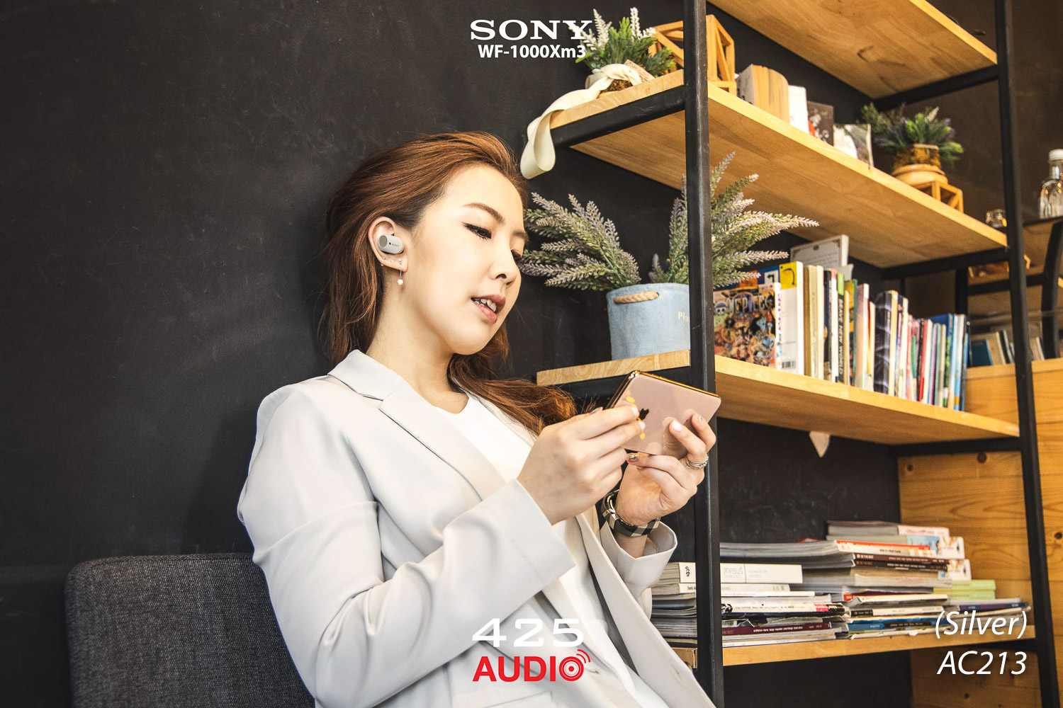 Sony,true,wireless,bluetooth,5.0,noise,cancelling,hi,end,WF-1000xm3,aac,dsee,hx,black,silver